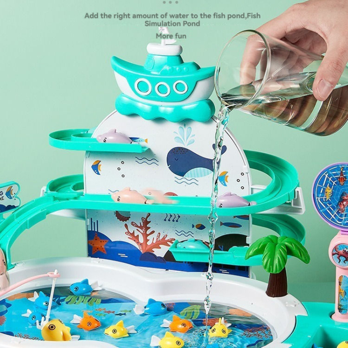 Joc de Pescuit pentru Copii – Set Multifuncțional cu Peștișori Rotitori [2]