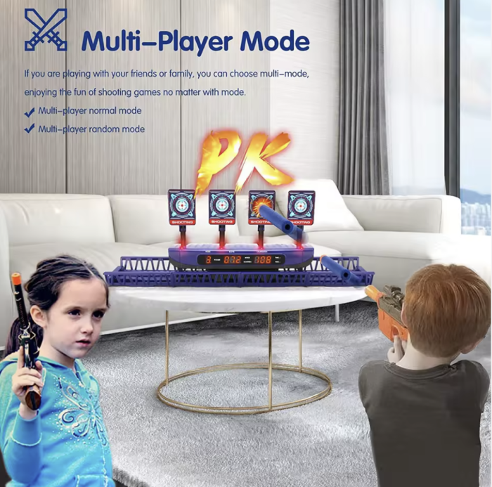 Joc de Tir Electronic cu Ținte Mobile – Resetare Automată și Numărător Digital de Scor [3]