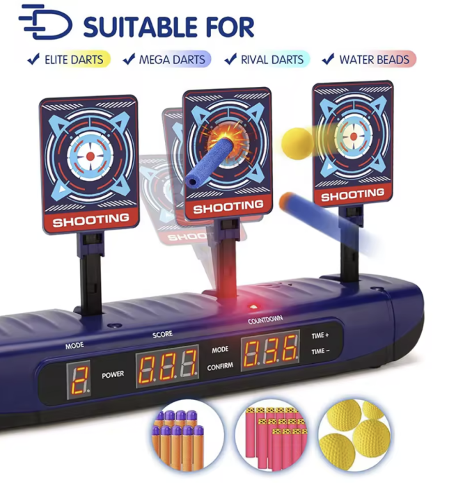 Joc de Tir Electronic cu Ținte Mobile – Resetare Automată și Numărător Digital de Scor [5]