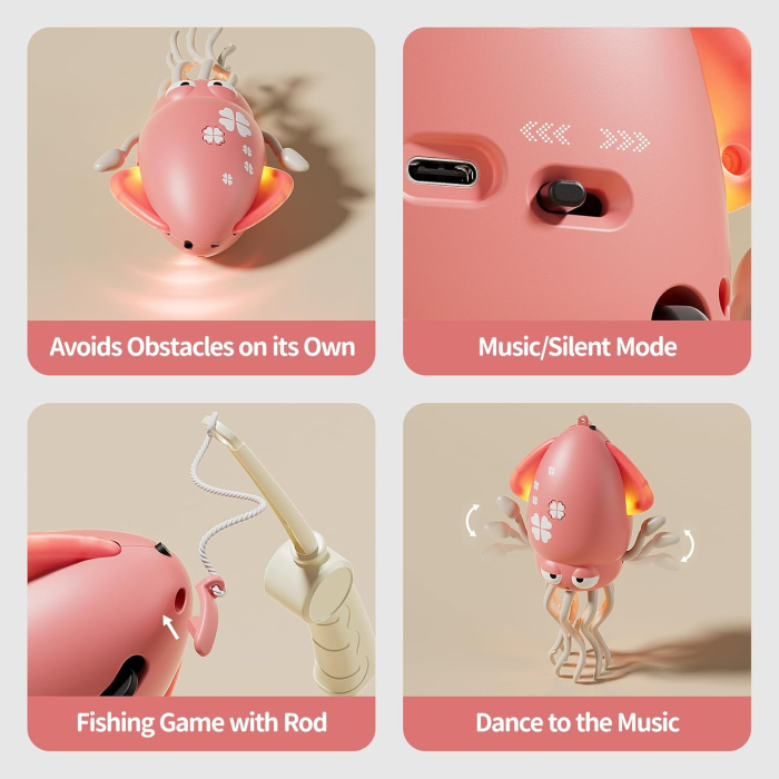 Jucărie Caracatiță Dansatoare pentru Copii – Cu LED-uri și Muzică [5]