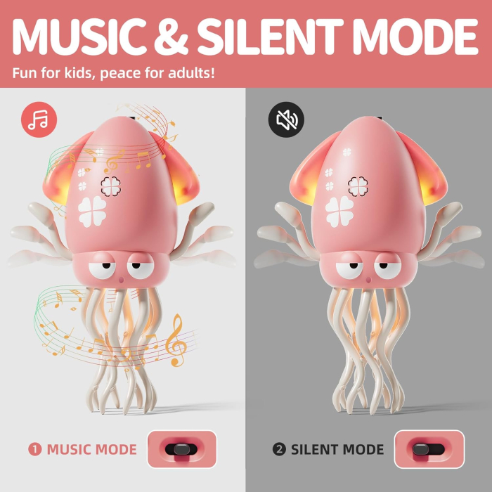 Jucărie Caracatiță Dansatoare pentru Copii – Cu LED-uri și Muzică [4]