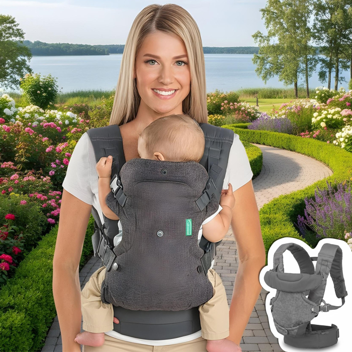 Marsupiu ergonomic pentru bebeluși, 4 poziții [2]