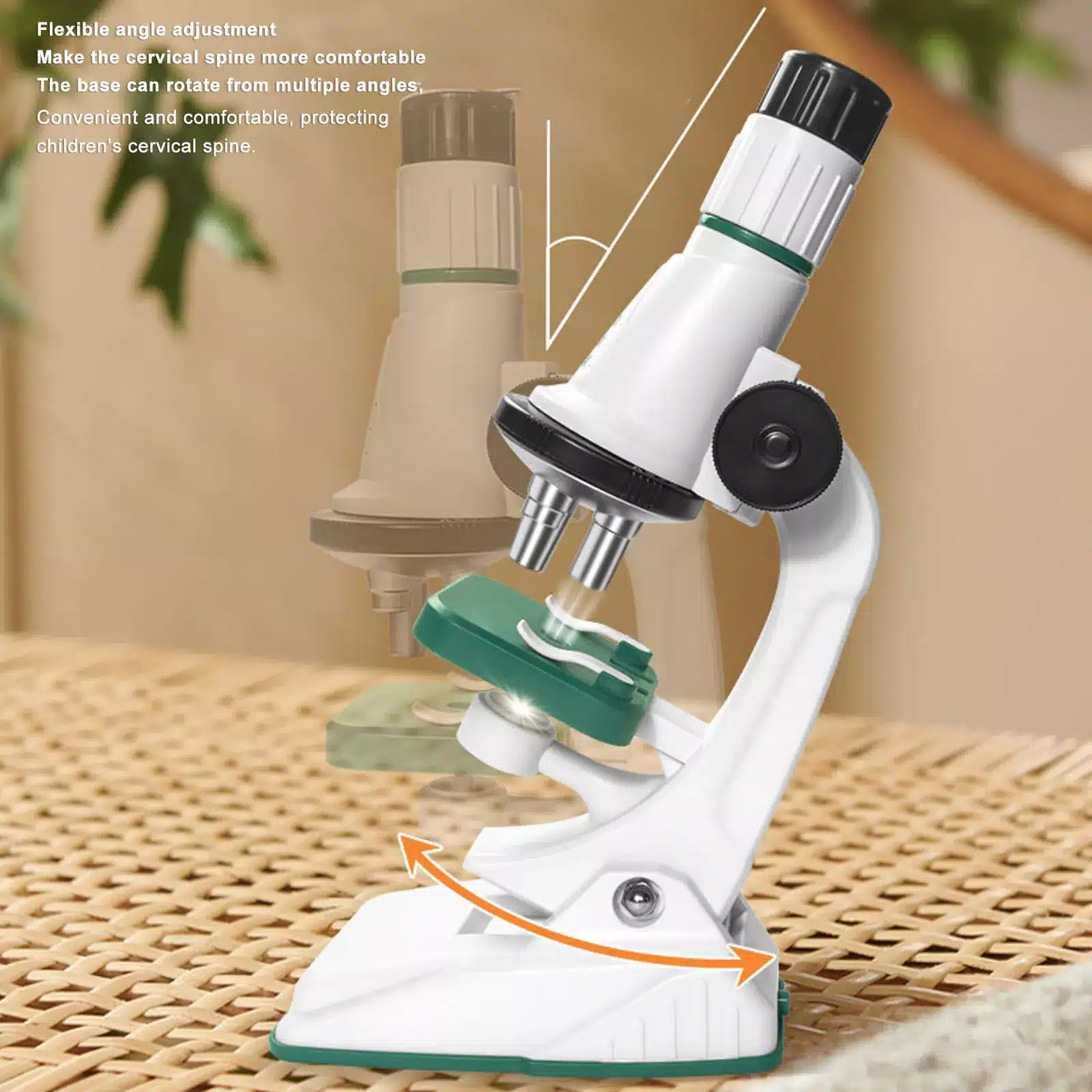 Microscop pentru copii, cu 10 accesorii, 200x-1200x [3]