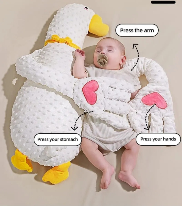Pernă multifuncțională Gâscă albă pentru bebeluși [2]
