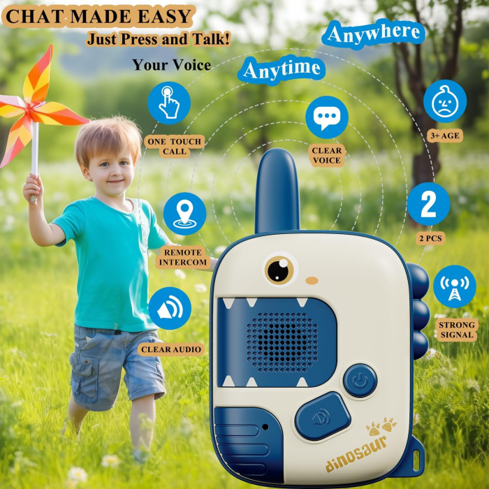 Set 2 Walkie Talkie Dinozaur [2]