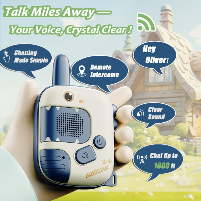 Set 2 Walkie Talkie Dinozaur [4]