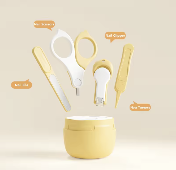 Set 4 Piese Îngrijire Unghii Bebeluși – Kit Manichiură Portabil [2]