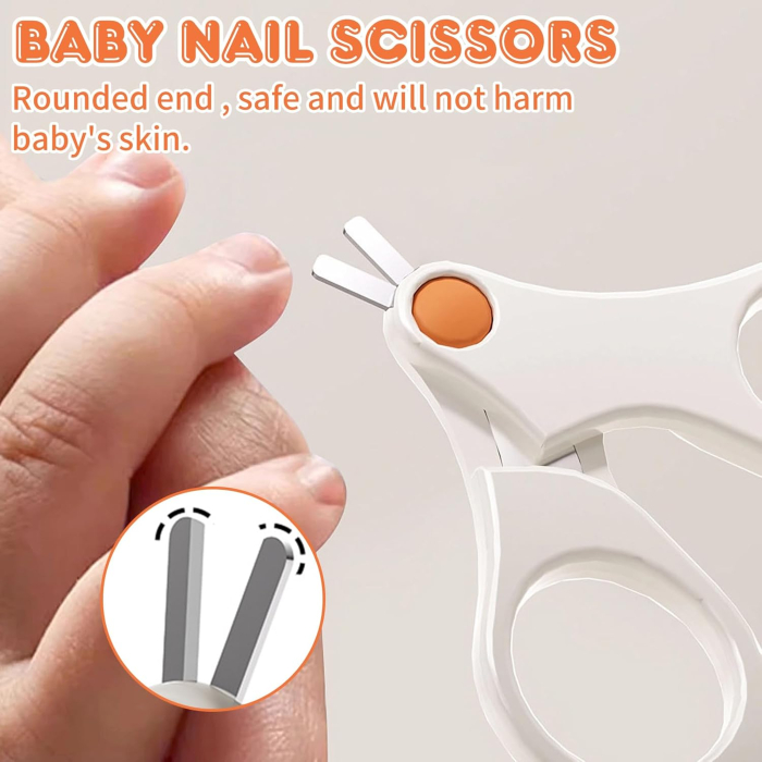 Set 5 în 1 manichiură: forfecuță, unghieră și pilă bebeluș, [3]