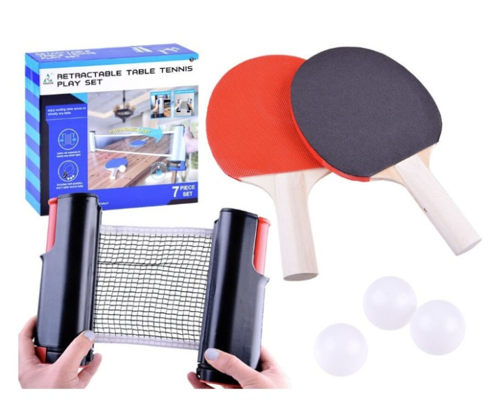 Set 6 piese pentru ping-pong, Jokomisiada, Lemn/plastic, Multicolor [3]