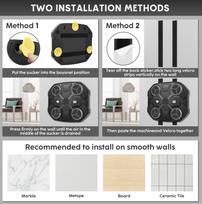 Set Box Inteligent cu LED și Bluetooth – Țintă de Antrenament cu Muzică și Lumini [4]