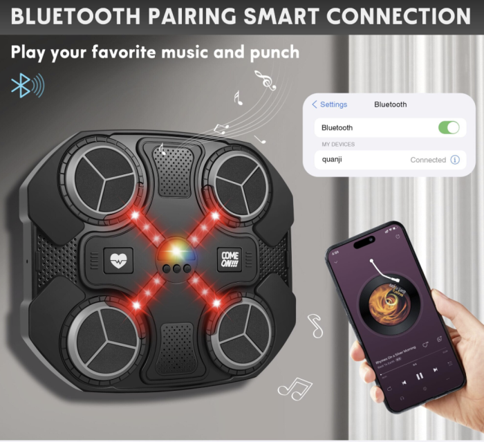 Set Box Inteligent cu LED și Bluetooth – Țintă de Antrenament cu Muzică și Lumini [5]