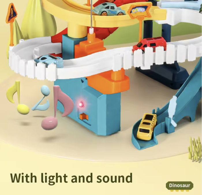 Set de Curse „Aventură Spațială cu Dinozauri” – Pistă pentru Mașinuțe [6]