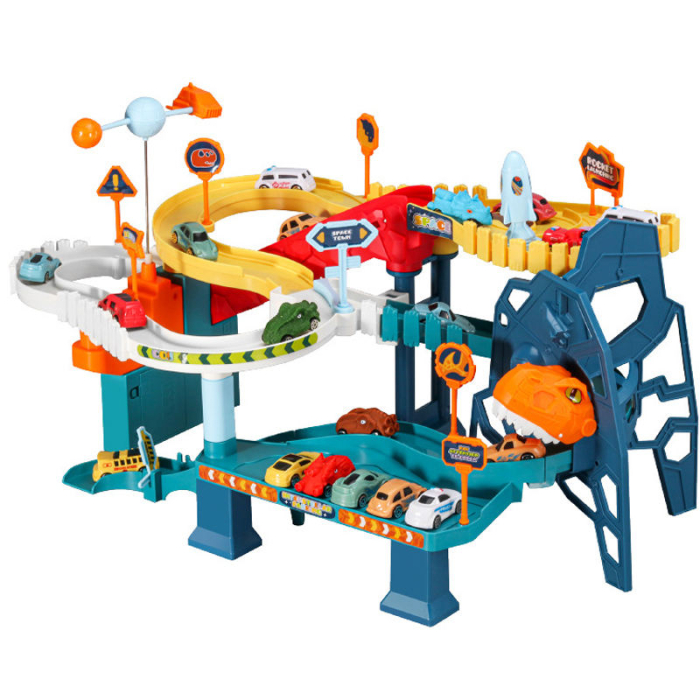 Set de Curse „Aventură Spațială cu Dinozauri” – Pistă pentru Mașinuțe [2]