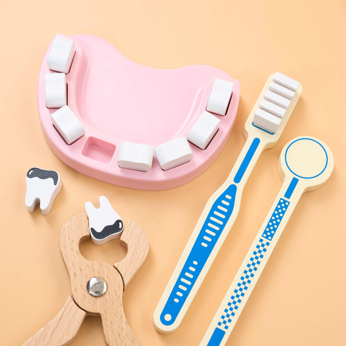 Set Doctor pentru Copii – Jucărie din Lemn, Trusă Medicală Realistă [2]