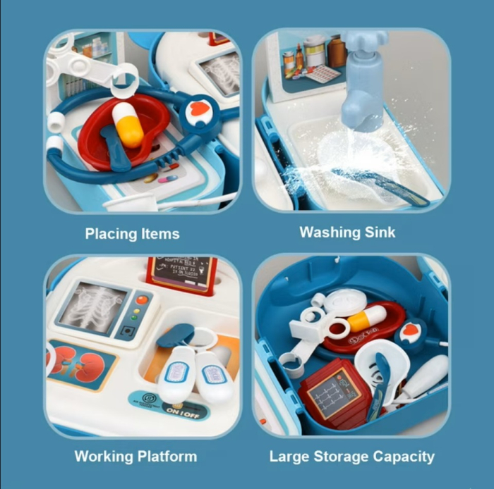 Set Doctor pentru Copii – Trusă Medicală Portabilă cu Accesorii [5]