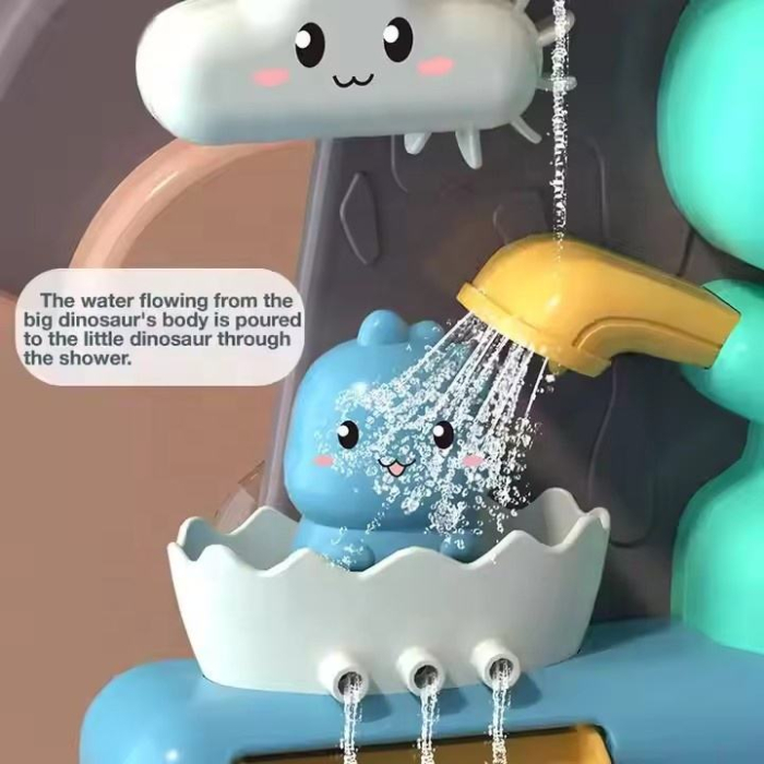 Set Jucării de Baie Dinozaur – Cu Elemente de Stropit și Asamblat [2]