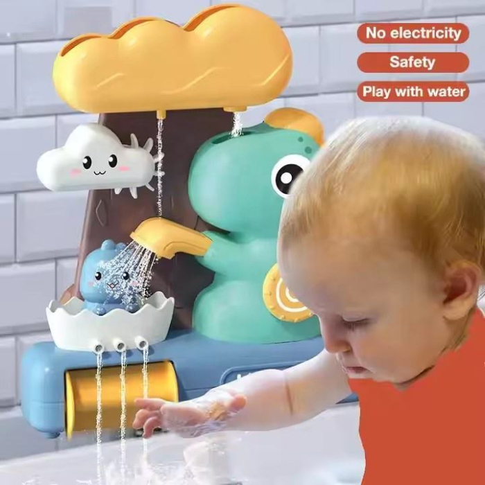 Set Jucării de Baie Dinozaur – Cu Elemente de Stropit și Asamblat [5]