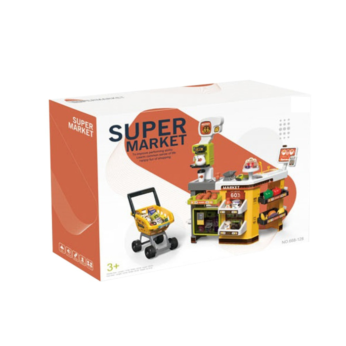 Supermarket de jucărie, 65 de piese, Galben [3]