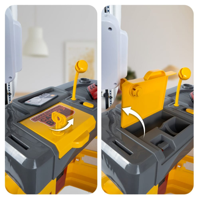 Supermarket de jucărie, 65 de piese, Galben [9]