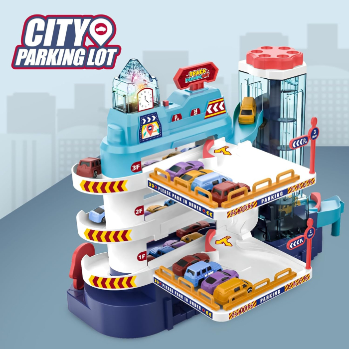 Tobogan de parcare, set garaj cu multiple niveluri [2]