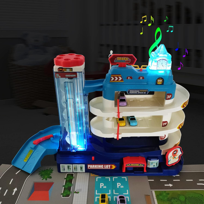 Tobogan de parcare, set garaj cu multiple niveluri [8]