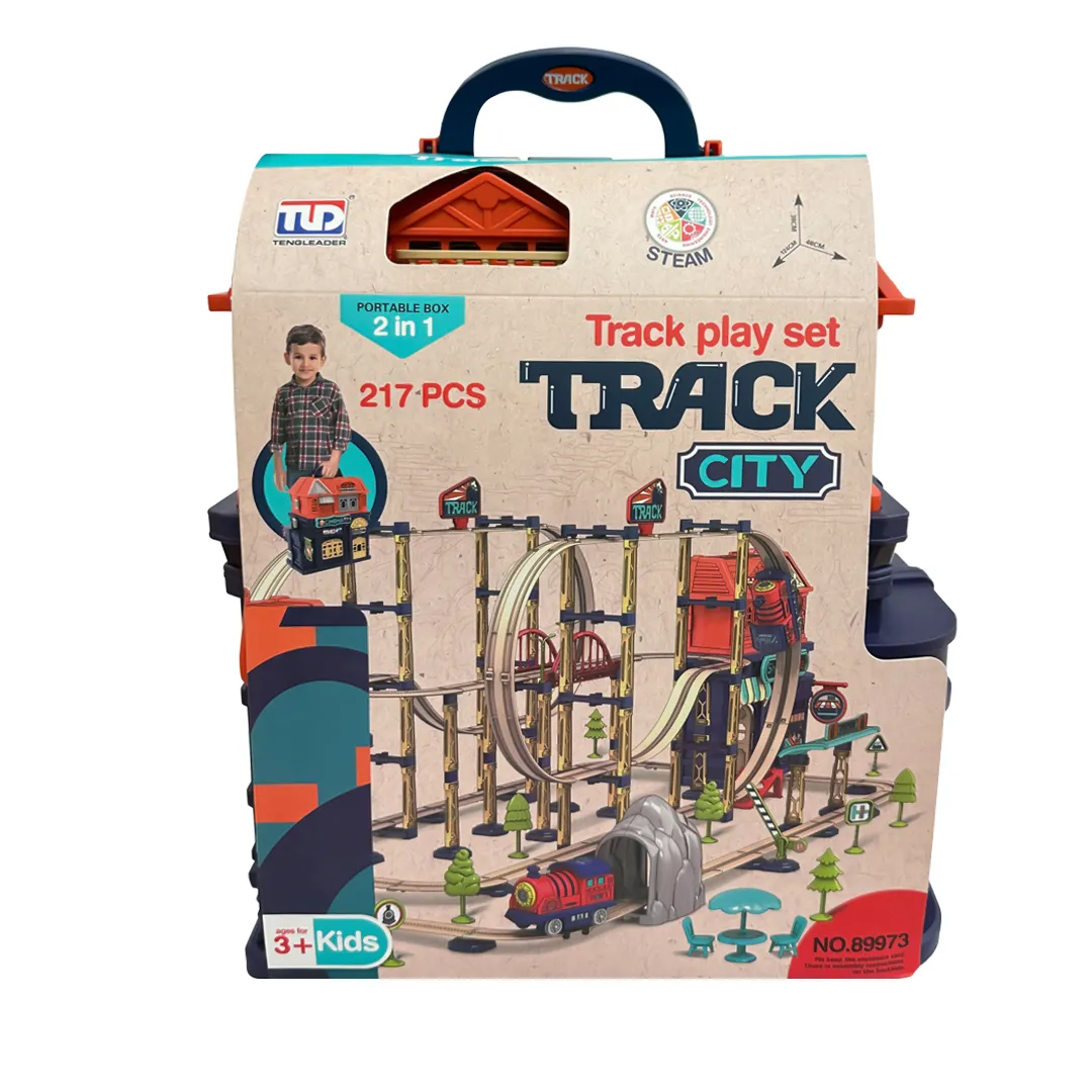 Trenulete - Set Trenulețe 217 Piese – Pistă Electrică