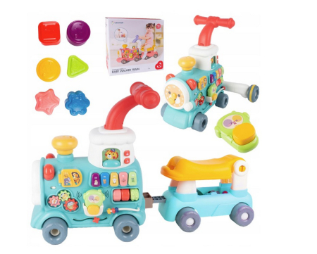 Bestsellers - Antemergator 5 in 1 pentru copii, centru activitati educativ, lumini si sunete, trenulet interactiv, 12-36 luni