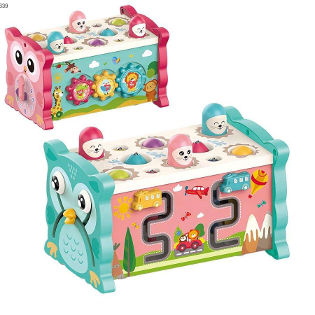 Jocuri si jucarii educative - Cub Educațional Multifuncțional cu 6 Fețe