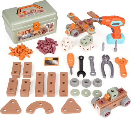 Jucării - Instrumente De Reparare Puzzle Pentru Copii, 144 de piese