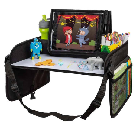 Suport Auto - Tavă pentru Copii în Mașină cu Suport Tabletă și Organizator Jucării – Ideal pentru Călătorii