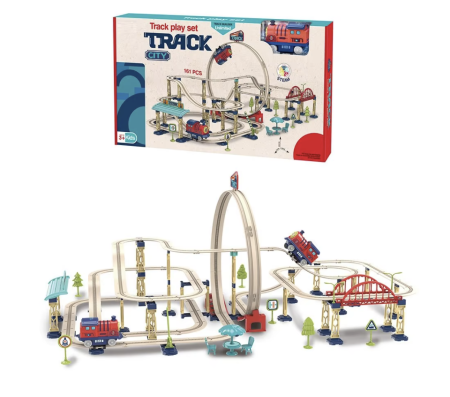 Trenulete - Set Trenulețe 161 Piese – Pistă Electrică