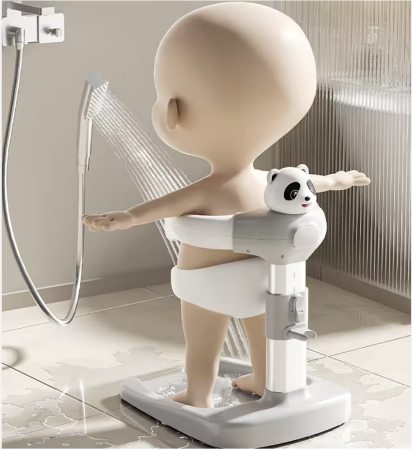 Cadite bebe si accesorii baie - Suport de Baie pentru Bebeluși „Panda”