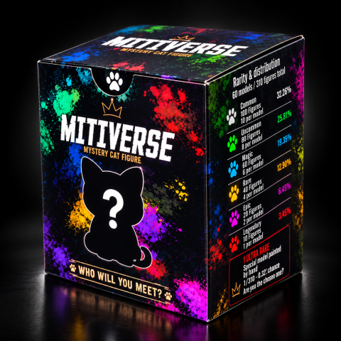 Produse - MitiVerse Mistery Cat Figure