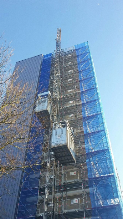 Ascensor pentru persoane si materiale DE JONG HP200S H maxim 150m sarcina maxima 2000kg 400V [4]