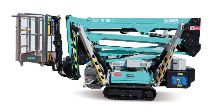 Nacela cu senile tip spider IMER ACCESS IM R15 DA Hlucru 15.1m/maxim 230kg, Honda GX390 11cp [13]