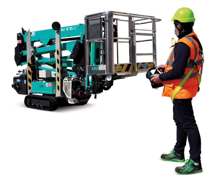 Nacela cu senile tip spider IMER ACCESS IM R15 DA Hlucru 15.1m/maxim 230kg, Honda GX390 11cp [14]