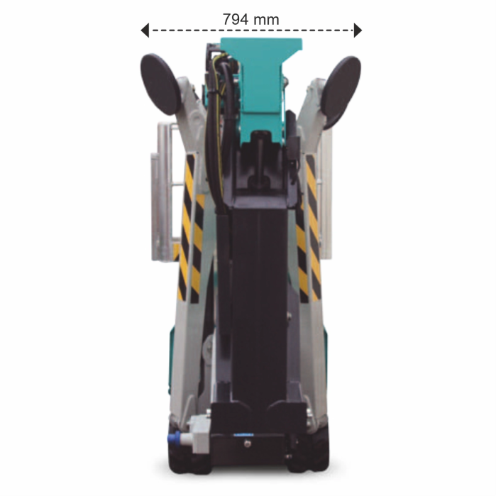 Nacela cu senile tip spider IMER ACCESS IM R19 SA EVO Hlucru 19m/maxim 230kg Honda GX390 11cp [2]