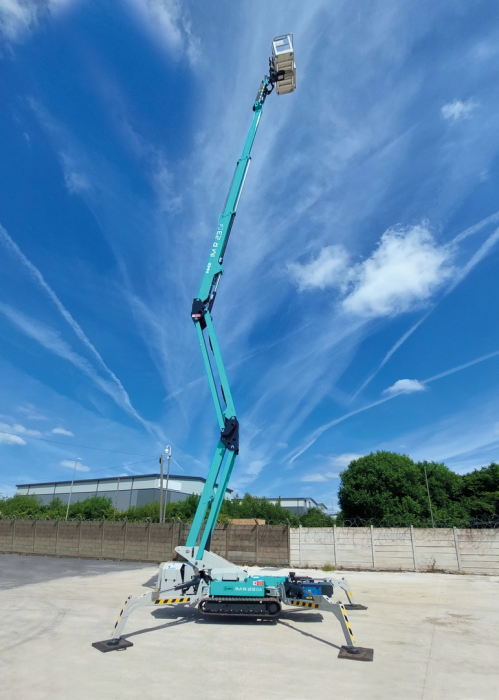 Nacela cu senile tip spider IMER ACCESS IM R23 DA H lucru 22.9m/maxim 230kg, Honda iGX 800 20cp [11]