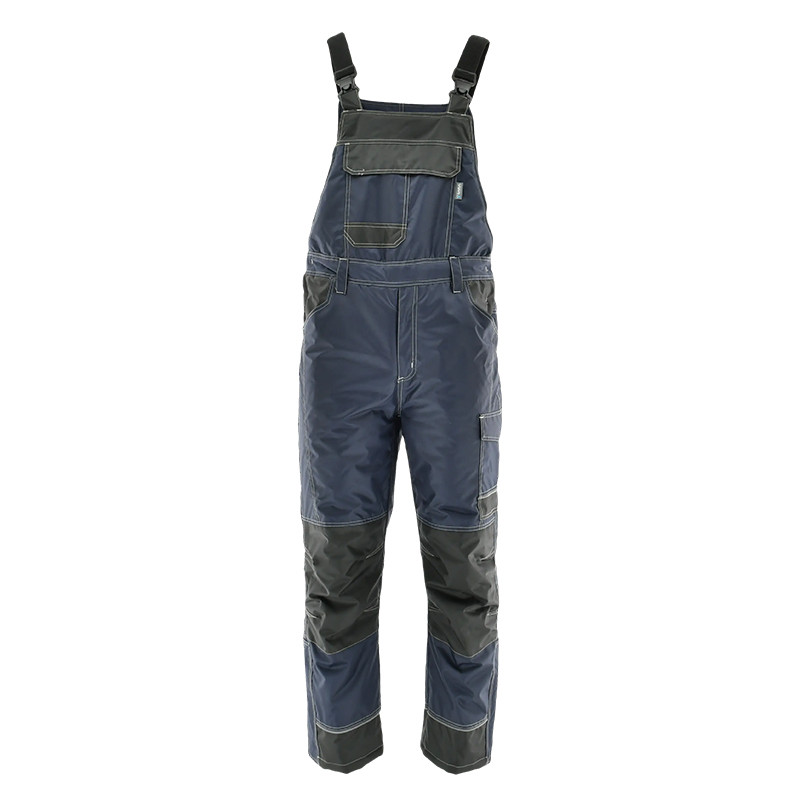 Pantalon de iarna cu pieptar bleumarin/negru HYDROS WINTER [1]