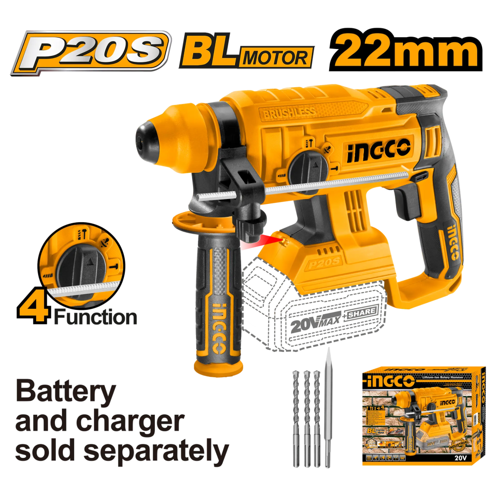 Picamer Industrial 20V BL Motor fara Baterie si Incarcator [1]