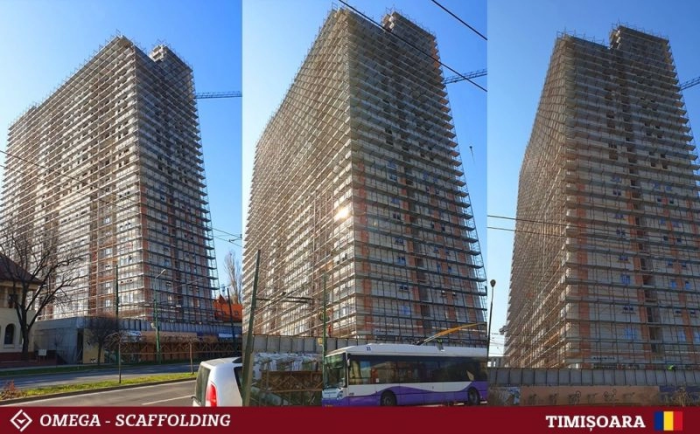 Schela clasica modulara, Condor, model OMEGA – perni, Dimensiune modul HxLxl / 2.00 x 1.80 1.05m [2]