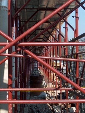 Schela clasica modulara, Condor, model OMEGA – perni, Dimensiune modul HxLxl / 2.00 x 1.80 1.05m [5]