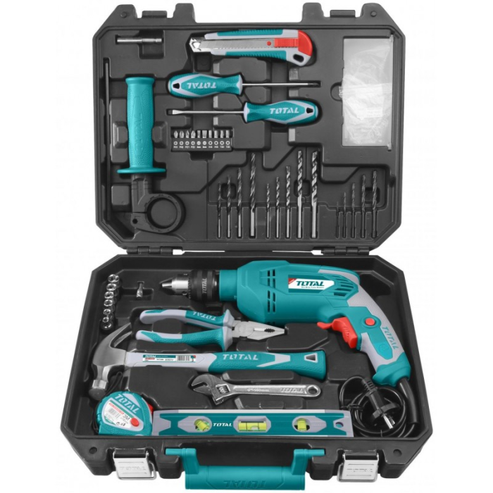 Trusa de scule 101 piese masina de gaurit 650W max 13mm [1]