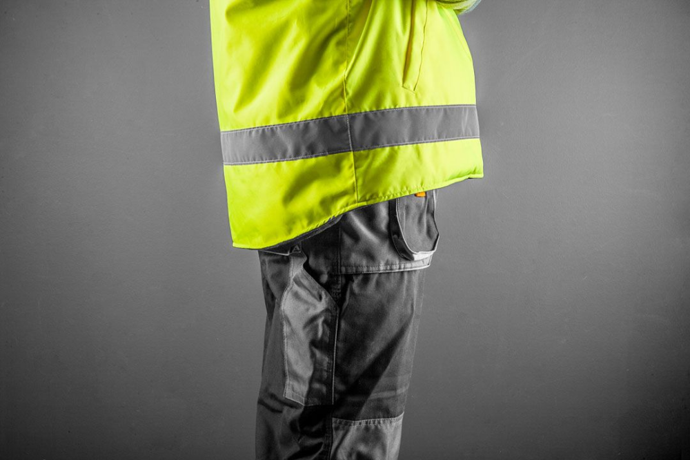 Vesta lucru,impermeabila, doua fete, una reflectorizanta, galben [7]