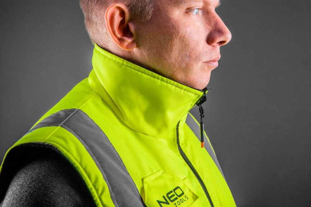 Vesta lucru,impermeabila, doua fete, una reflectorizanta, galben [6]