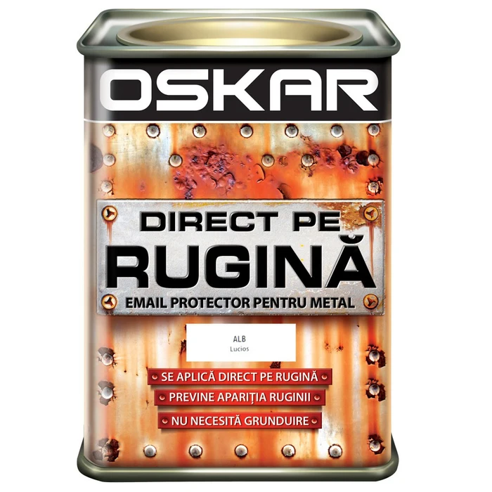 Vopsea alchidica Oskar Direct pe rugina, interior / exterior [2]
