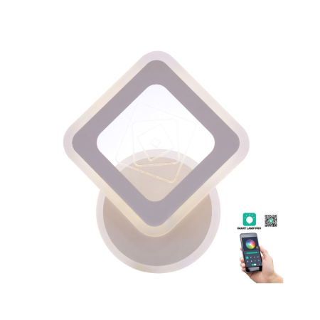 ELECTRONICE - Aplică LED ESCAPE AP1, 30W, 3000-6500K, alb