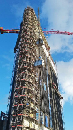 Ascensor pentru persoane si materiale DE JONG HP200S H maxim 150m sarcina maxima 2000kg 400V [4]