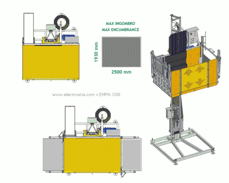 Bob Lift ELECTROELSA EHPM 1200 400V inaltime maxima 160 m sarcina maxima 1200 kg [1]