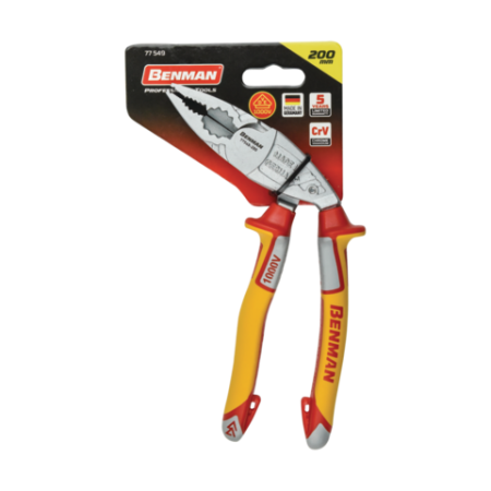 CLEŞTE COMBINAT ÎN UNGHI CU TEHNOLOGIE FULCRUM, IZOLAT 1000V [1]